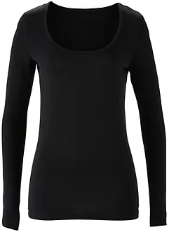 Longsleeve met ronde hals, bonprix