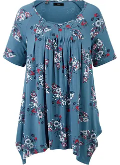 Puntig toelopend longshirt, korte mouw, bonprix