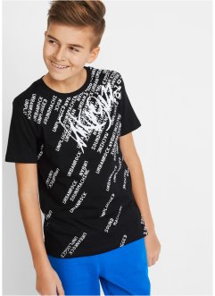 Jongens T-shirt slim fit van biologisch katoen, bpc bonprix collection