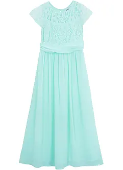 Chiffon jurk met kant, bonprix
