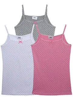 Meisjes hemd (set van 3), bonprix