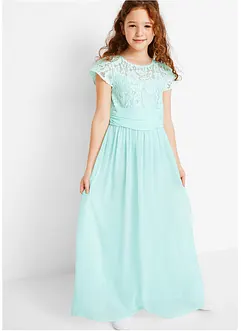 Chiffon jurk met kant, bonprix