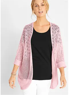 Lang ajour vest, bonprix