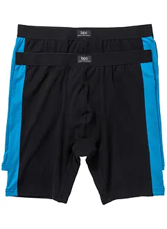 Strakke lange boxer met katoen (set van 2), bonprix