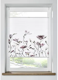Plisségordijn met bloemenprint, bonprix