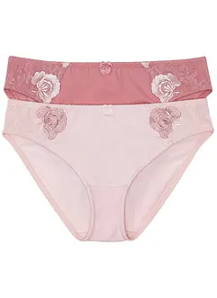 Slip (set van 2) met gerecycled polyamide, bonprix