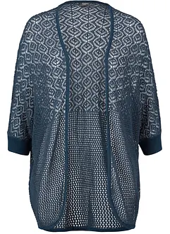 Lang ajour vest, bonprix