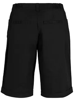 Katoenen papertouch bermuda met comfortband, bonprix