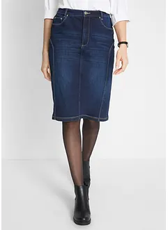 High-waist stretch rok met comfortband, bonprix