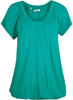 Shirt in een viscosemix, korte mouw, bonprix