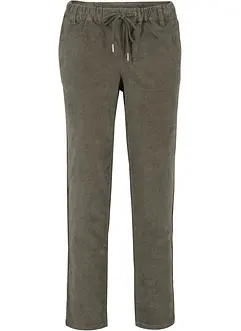 Corduroy broek met tunnelkoord, bonprix