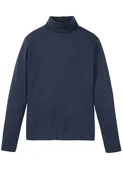 Longsleeve met col van puur biologisch katoen, bonprix