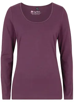 Longsleeve met ronde hals, bonprix