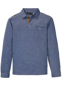 Piqué poloshirt met lange mouwen, bonprix