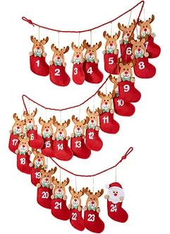 Adventskalender met 24 zakjes, bonprix