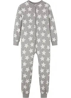 Kinderen pyjama onesie met biologisch katoen, bonprix