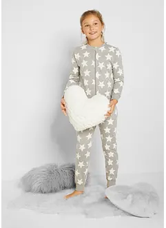 Kinderen pyjama onesie met biologisch katoen, bonprix