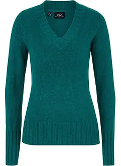 Trui met V-hals, bonprix