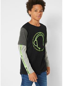 Jongens layershirt met biologisch katoen, bpc bonprix collection