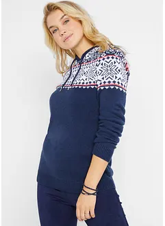 Gebreide hoodie, bonprix