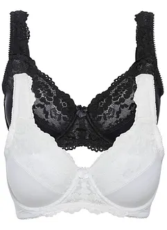 Minimizer bh met gewatteerde bandjes (set van 2), bonprix