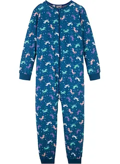 Pyjama onesie en poppen onesie van biologisch katoen (2-dlg. set), bonprix