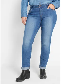 Skinny stretch jeans mid waist, bonprix