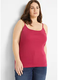 Spaghetti top van katoen (set van 3), bonprix