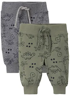 Baby shirtbroek (set van 2) van biologisch katoen, bonprix