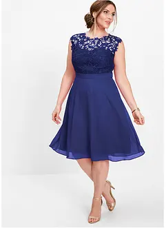 Jurk met kant, bonprix