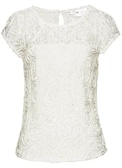 Blouse van koordkant, bonprix