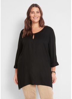 Oversized blouse met puntige onderrand, bpc bonprix collection