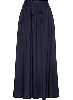 Maxirok van viscose met comfortband en strikkoordjes, bonprix