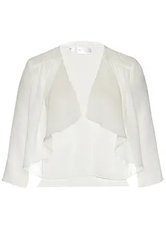 Chiffon bolero met gerecycled polyester, bonprix