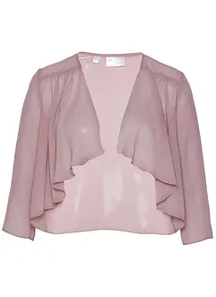 Chiffon bolero met gerecycled polyester, bonprix