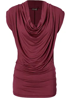 Shirt met watervalhals, bonprix