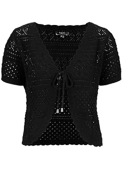 Gehaakte bolero, korte mouw, bonprix