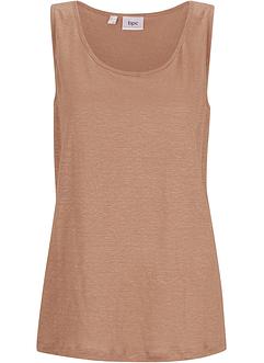 Linnen top, los model, bpc bonprix collection