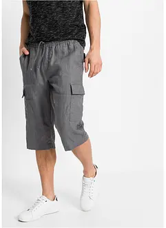 Cargo instapbermuda met linnen, bonprix