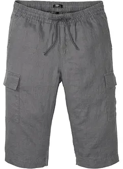Cargo instapbermuda met linnen, bonprix