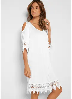 Transparante strandjurk  van viscose, bonprix