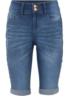 Jeans bermuda met mid waist, bonprix