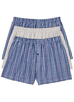 Wijde jersey boxershort met katoen (set van 3), bonprix
