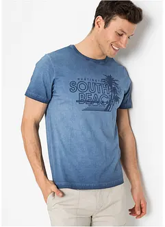 T-shirt in washed out look van biologisch katoen, bonprix