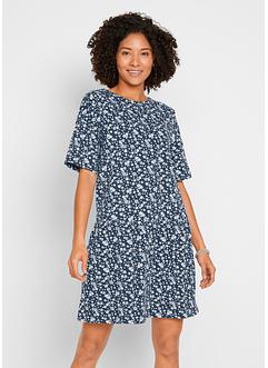 Jersey jurk met volants, bpc bonprix collection