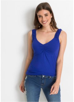 Anne Klein Basic topje blauw casual uitstraling Mode Tops Basic topjes 