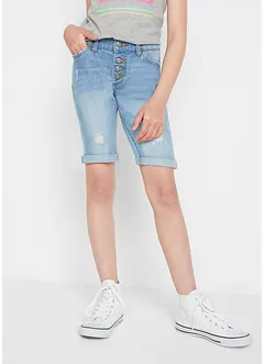 Meisjes stretch jeans short, bonprix