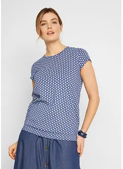 Shirt met print en minimouwen (set van 2), bonprix
