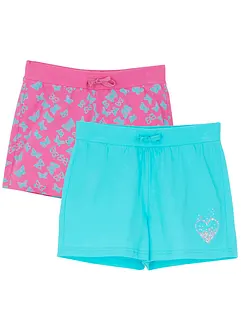 Meisjes short (set van 2) van puur biologisch katoen, bonprix