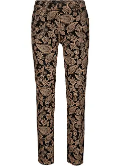 Gedessineerde stretch broek, bonprix